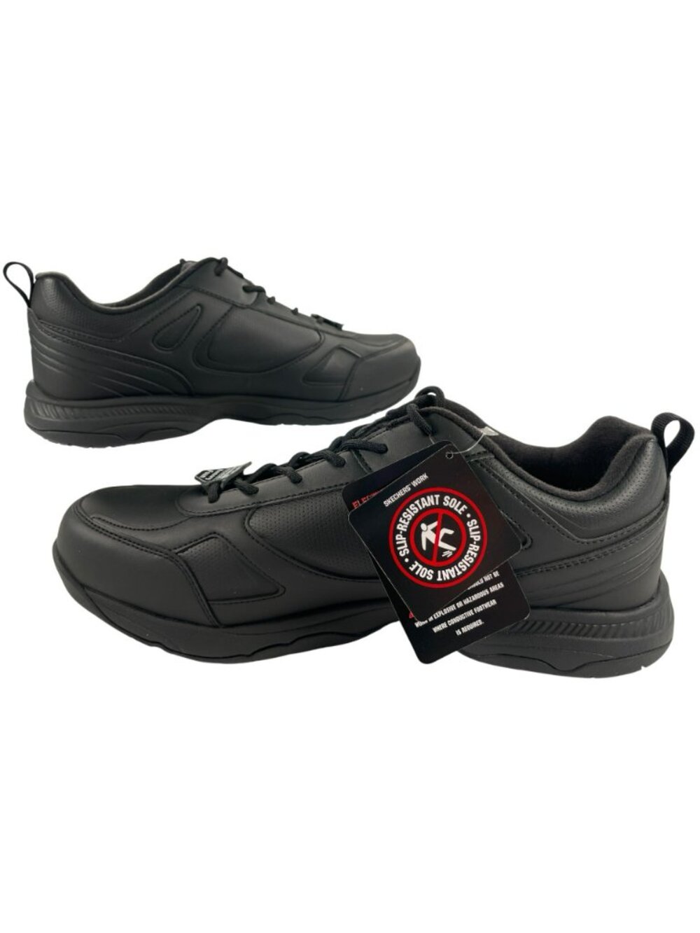Skechers Relaxed Fit Dighton Slip-Resistant Work Shoes Black Men's Size 13 NEW - Picture 2 of 12